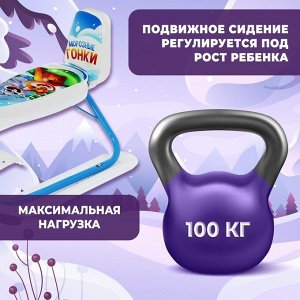Снегокат растущий Snow Cat, со спинкой