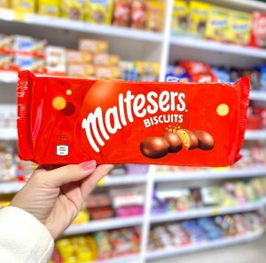 Хрустящее печенье покрытое молочным шоколадом Maltesers Biscuits / Мальтизерс 110 гр