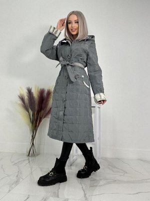 Пальто женское большого размера, куртка длинная женская большого размера