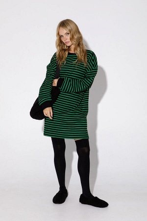 Платье Pirs 4934 черно-зеленый