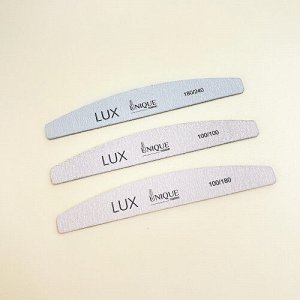Unique LUX Пилка лодочка вспененная 100/180