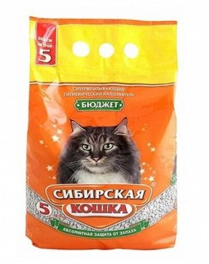 Сибирская Кошка Наполнитель Бюджет 5л