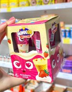 Шок. десерт в вафельном рожке Minico Cornet Strawberry Multipack 100гр