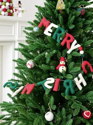 Гирлянда Новогодняя "Ho Ho Ho", 1,2 м., 1 шт., фетр