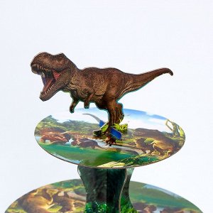 Подставка для пирожных «Динозавр»