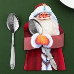 Ложка сувенирная на открытке &quot;С Новым годом!&quot;, 3 х 14 см