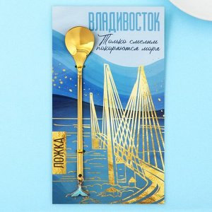 Ложка с подвесом "Владивосток", 2,7 х 14,8 см