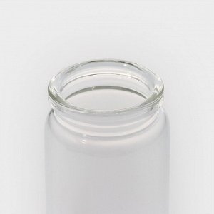 Набор стеклянных баночек для сыпучих продуктов с пробковой крышкой Доляна «Парфе. Колба», 80 мл, 3,7?10 см, 12 шт