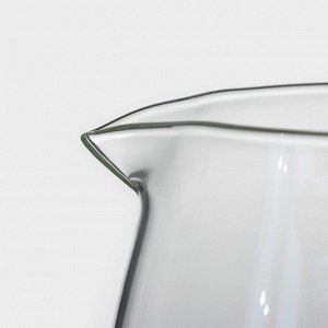 Чайник стеклянный заварочный со стеклянным ситом и крышкой Доляна «Бохо», 750 мл, 15?11?14 см