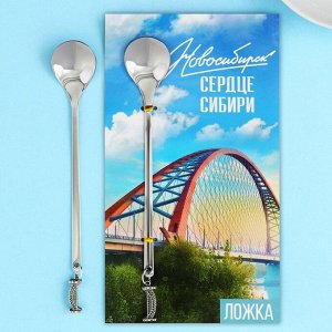 Семейные традиции Ложка с подвесом «Новосибирск», 2,7 х 14,8 см