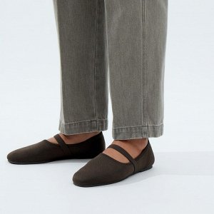 UNIQLO - широкие прямые джинсы  - 06 GRAY