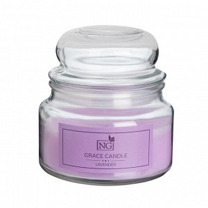 NEW GALAXY Cвеча ароматизированная Grace Candle 170 гр. ваниль, хлопок, лаванда, красные фрукты