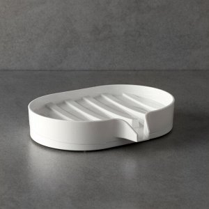 VETTA Мыльница со стоком воды "WHITE", 13x10x2,5 см, ПЭТ
