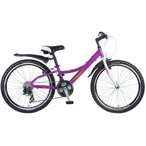 Велосипед NOVATRACK 24", Lady, фиолетовый, рама алюм, Shimano 21 speed, FT35/TZ30/RS35/SG-7SI #11037