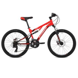 Велосипед Stinger 24" Discovery D 14"; красный; TY500/TY30/EF41