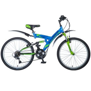 Велосипед Stinger 24" Banzai 16"; синий; TZ30/TY21/TS-38