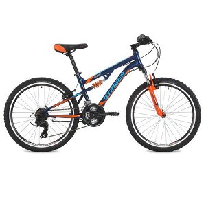 Велосипед Stinger 24" Discovery 14"; синий; TY500/TY30/EF41