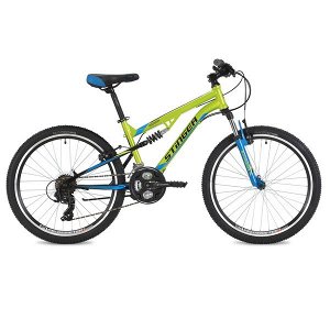 Велосипед Stinger 24" Discovery 14"; зеленый; TY500/TY30/EF41