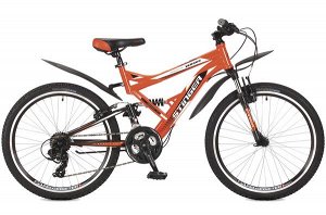 Велосипед Stinger 24" Versus; 16,5"; оранжевый; TY10/TY300/EF41 #117382