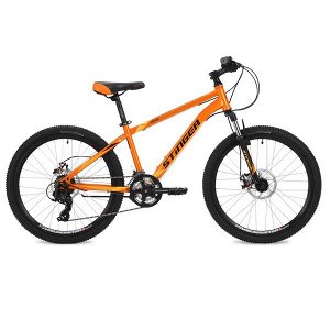 Велосипед Stinger 24" Aragon; 12,5"; оранжевый; TY30/MICROSHIFT/TS38