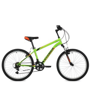 Велосипед Stinger 24" Caiman; 12,5"; зеленый; TY21/TZ30/TS38