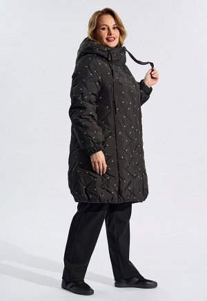 Пальто. Цвет: Черный