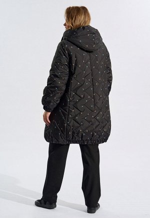 Пальто. Цвет: Черный