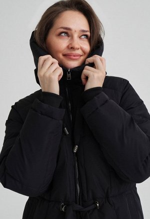 Пальто. Цвет: Черный