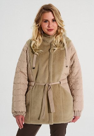 Куртка. Цвет: Бежевый