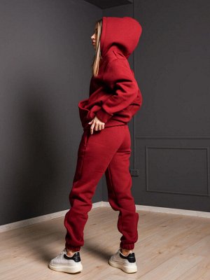 Теплый спортивный костюм Рианна, бордо