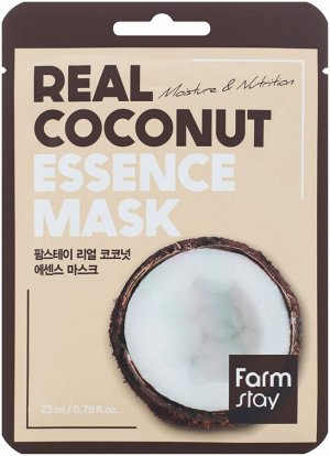 Тканевая маска с экстрактом кокоса  Real Coconut Essence Mask