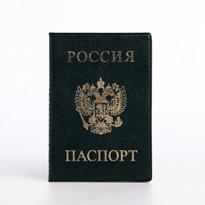 Обложка для паспорта, цвет зелёный 5195447