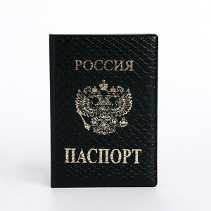 Обложка для паспорта, цвет зелёный 9449277