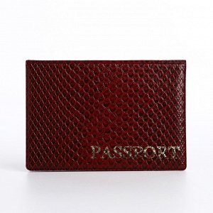 Обложка для паспорта, цвет красный 9449282