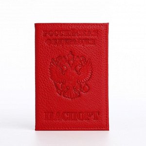 Обложка для паспорта, цвет красный 3507251