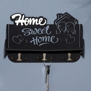 Ключница с полкой Home sweet home, 28?23?7.5 см