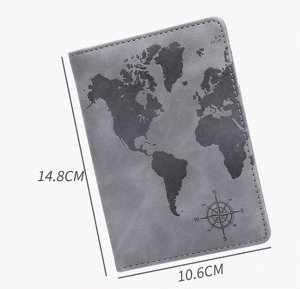 Обложка паспорта картхолдер кошелек, с защитой от считывания, экокожа