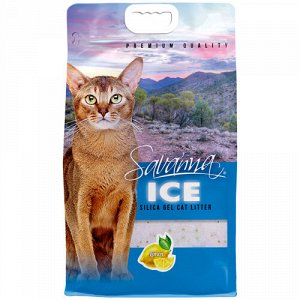 SAVANNA ICE 8л лимон наполнитель д/кош впитывающий 3,2кг