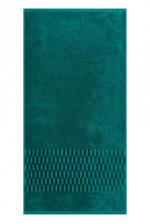 Полотенце махровое люкс Flusso verde, цвет изумрудный