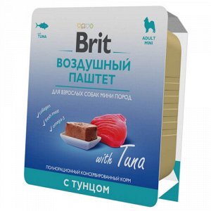Brit Premium лам 100гр Воздушный паштет д/соб мелк пород Тунец