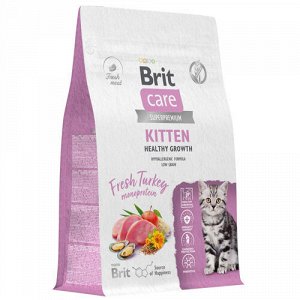 Brit Care Kitten Корм с индейкой для котят, беременных и кормящих кошек 400гр