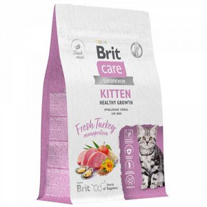 Brit Care д/котят Kitten берем/комящ.кош Индейка 400гр (1/28)