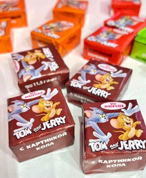 Жевательные конфеты со вкусом колы Tom and Jerry / Том и Джери 11,5 гр