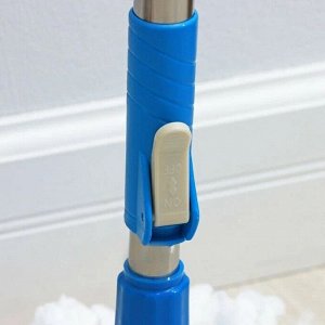 Швабра с ведром- центрифугой для уборки и телескопической ручкой  45.3cm*25.5cm*23cm (фиолетовый)