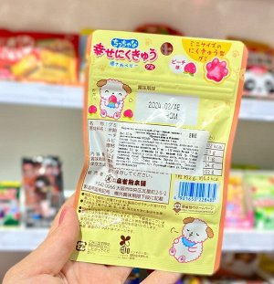 Мармелад со вкусом персика SENJAKU "HAPPY NIKUKYU" "Счастливые лапки" 32 гр Японские сладости