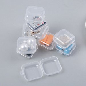 Пластиковый мини-контейнер, прозрачный органайзер, 1 шт