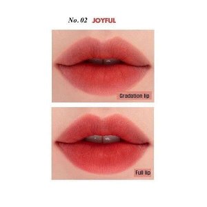 Нежный бархатный тинт для губ Zero Velvet Tint, #02 joyful
