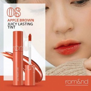 Стойкий глянцевый тинт для губ Rom&Nd Juicy Lasting Tint