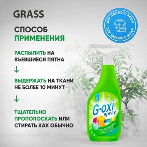 GRASS Пятновыводитель &quot;G-oxi spray&quot; для цветных вещей 600 мл