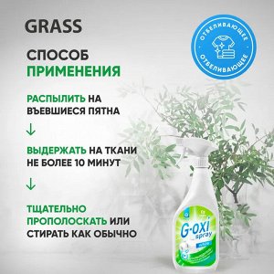 Пятновыводитель отбеливатель "G-oxi spray" 600 мл